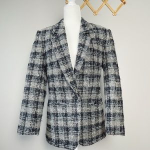 Vintage Pendleton Plaid Tweed Wool Blazer Jacket